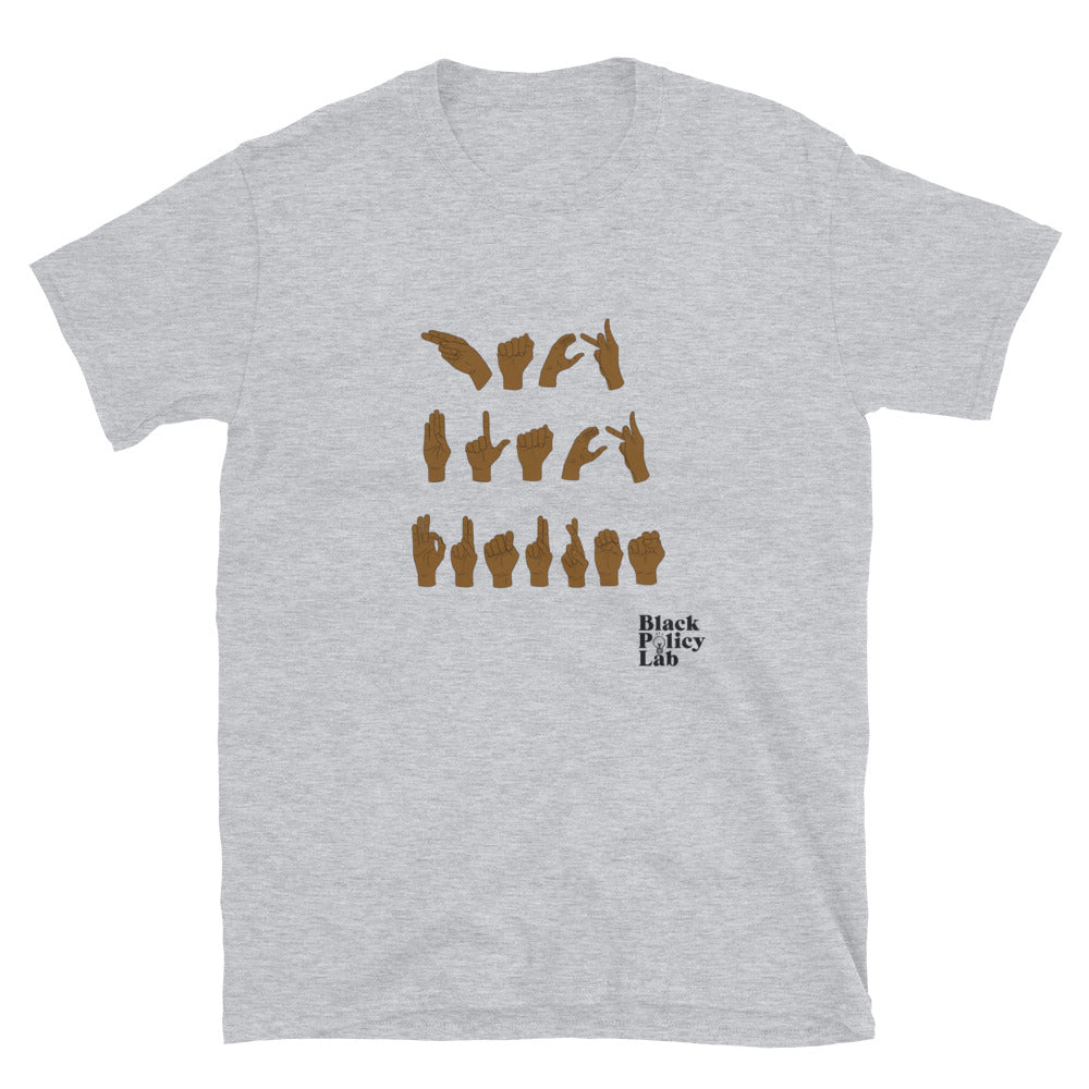 Hack Black Futures ASL T-Shirt