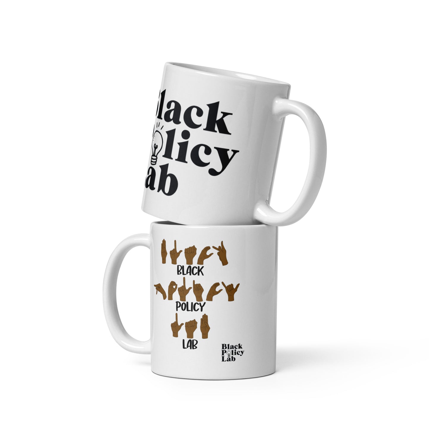 Black Policy Lab ASL "Letters" Mug