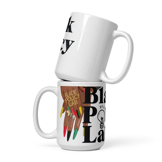 Black Policy Lab Nails Mug